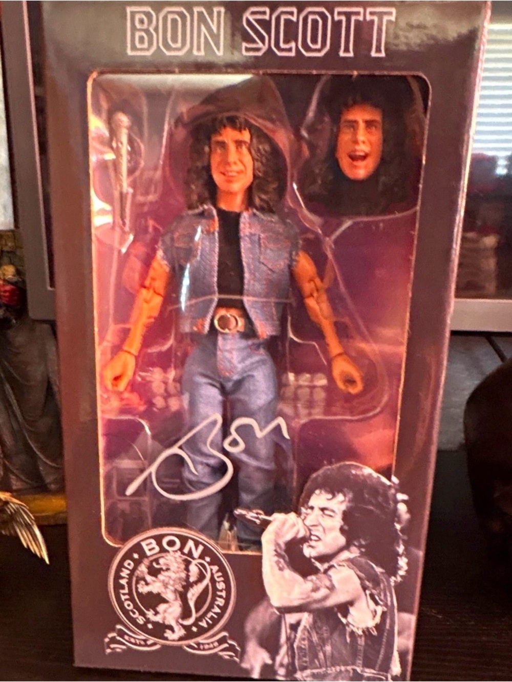 Bon Scott Collectible Action Figure – Blue Outfit